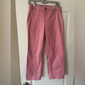 Old Navy Pink Melon Color Women's khaki Cropped Pants size 4